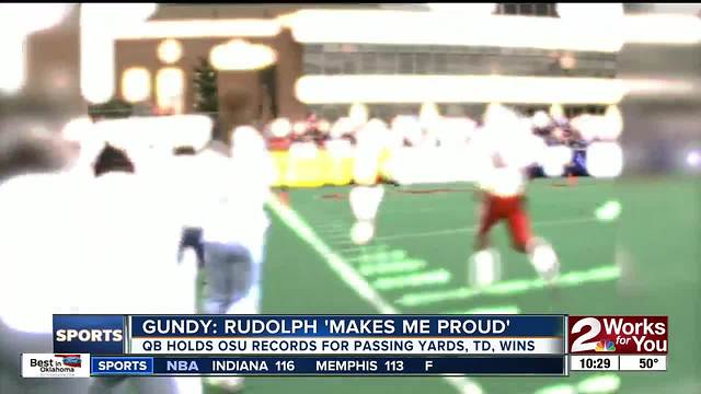 Mike Gundy: Mason Rudolph makes me proud