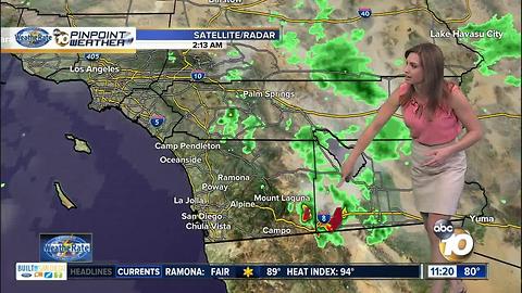 10News Pinpoint Weather with Meteorologist Megan Parry