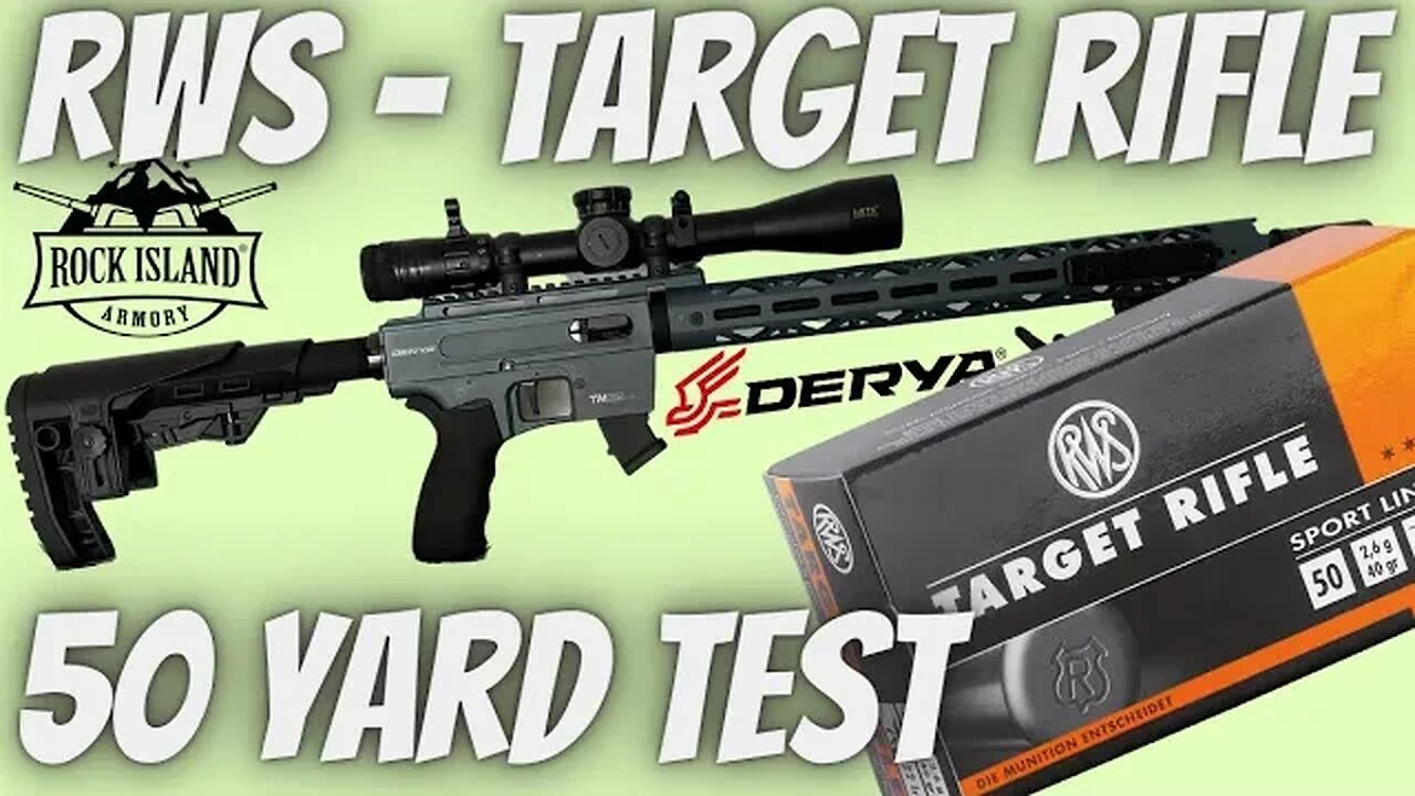 Derya / Rock Island Armory TM-22 - RWS Target Rifle - 50 Yards