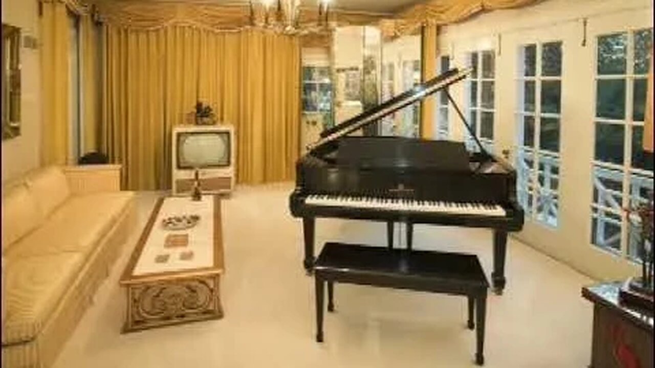 Elvis Presley ASMR - Music Room at Graceland