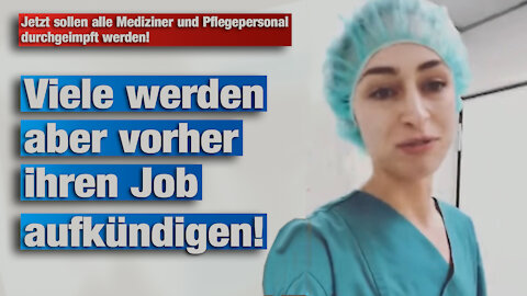 Jetzt sollen alle Mediziner und Pflegepersonal durchgeimpft werden!