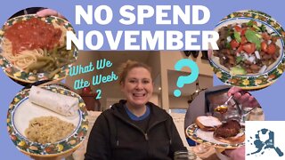 No Spend November/ What we eat in a week / week 2 - 2022 #nospendnovember