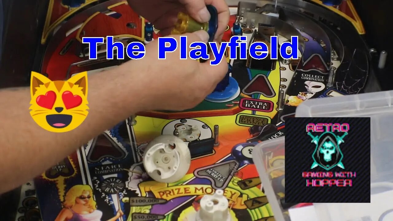 Reassembling The Playfield On Our 2000 Stern Sharkey's Shootout