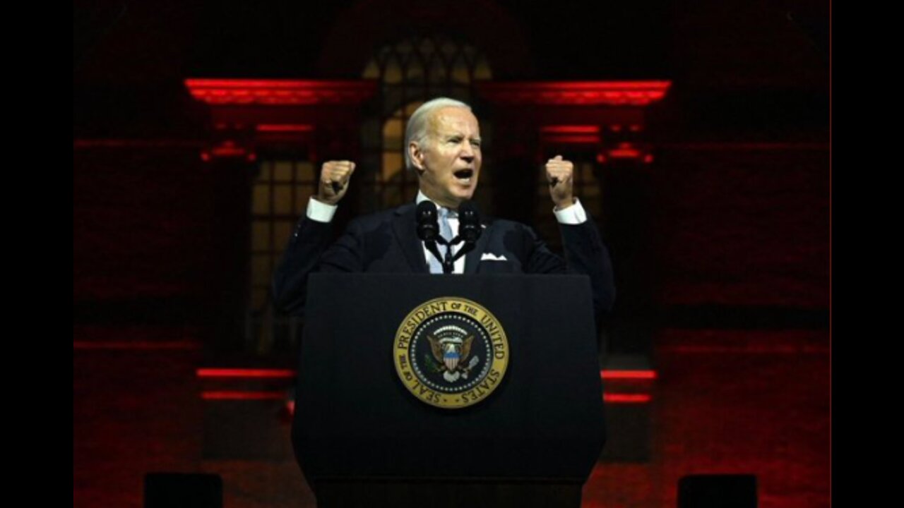 Biden's Speech (UNEDITED) "Battle for the Soul of the Nation"