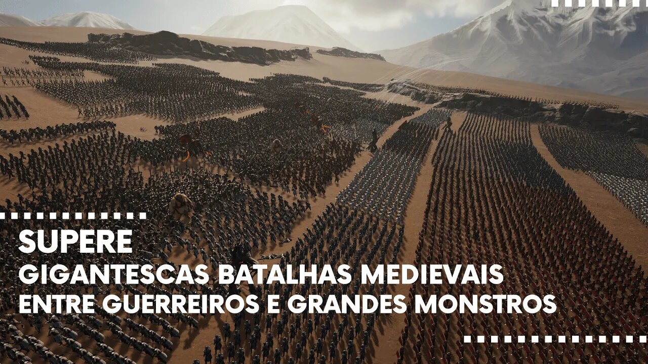 Epic Fantasy Battle Simulator - Supere Gigantescas Batalhas Medievais entre Guerreiros e Monstros