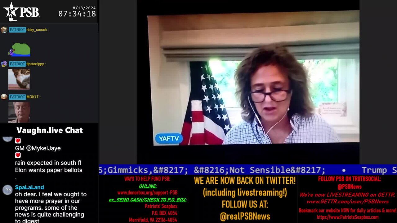 2024-08-18 07:27 EDT - Patriots Soapbox AM: with MykelJaye