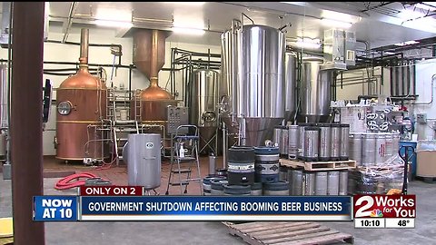 Local beer industry takes hit from government shutdown