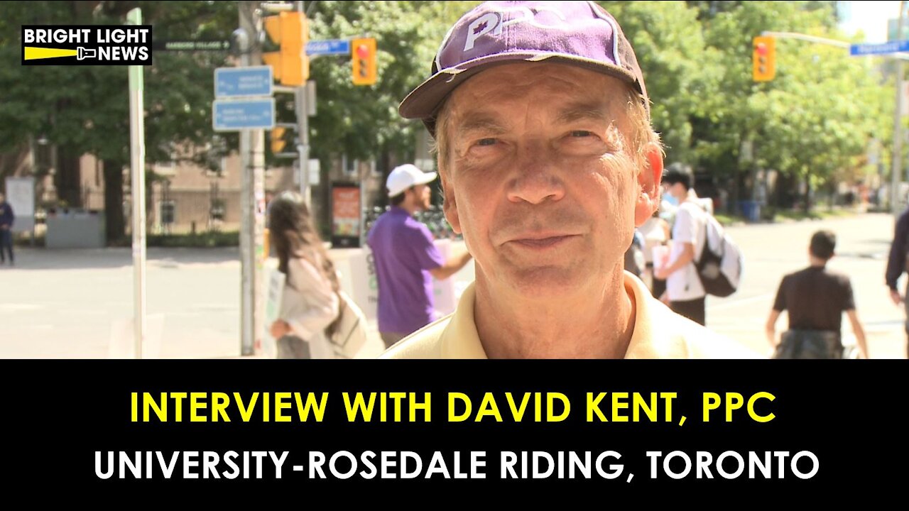 DAVID KENT, PPC CANDIDATE, SHUT OUT OF DEBATE BUT NOT HOPE