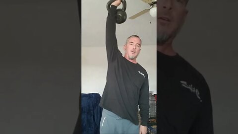 True Freeman Working Out With Kettle Bells