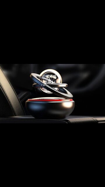 Rotating Solar-powered Car Air Freshener