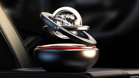 Rotating Solar-powered Car Air Freshener