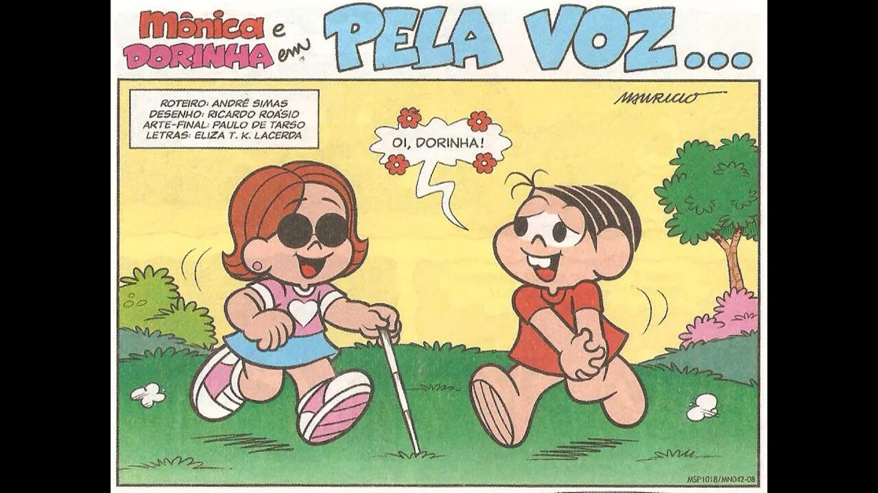 Mônica&Dorinha em-Pela voz... | Gibis do Rapha 2