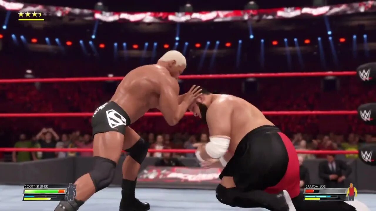 WWE 2K22: Scott Steiner Vs. Samoa Joe (Legend Difficulty)