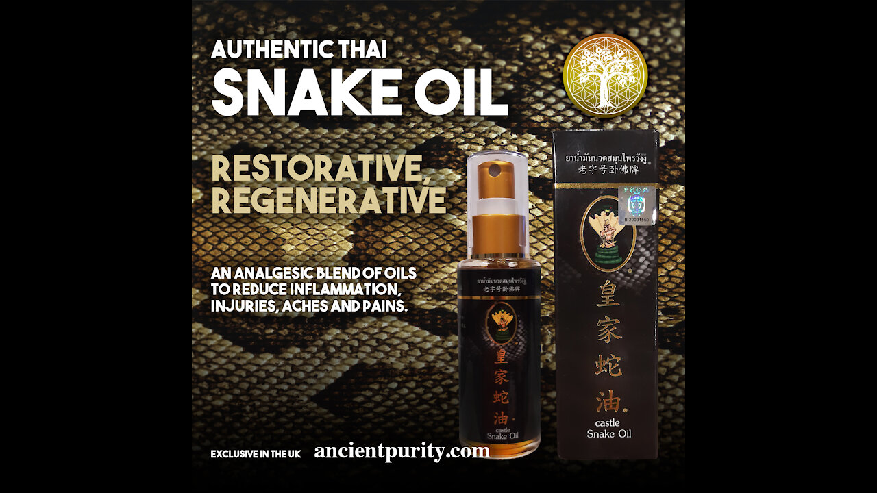 Snake Oil - Powerful Natural Anti-inflammtatory / Topical Pain Killer