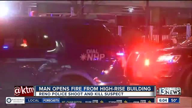 Man opens fire from Reno building