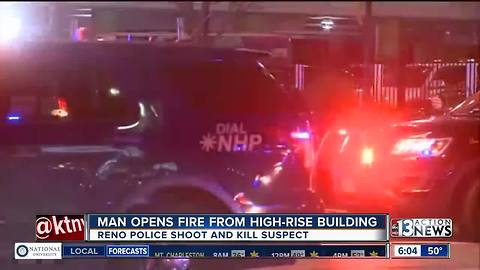Man opens fire from Reno building