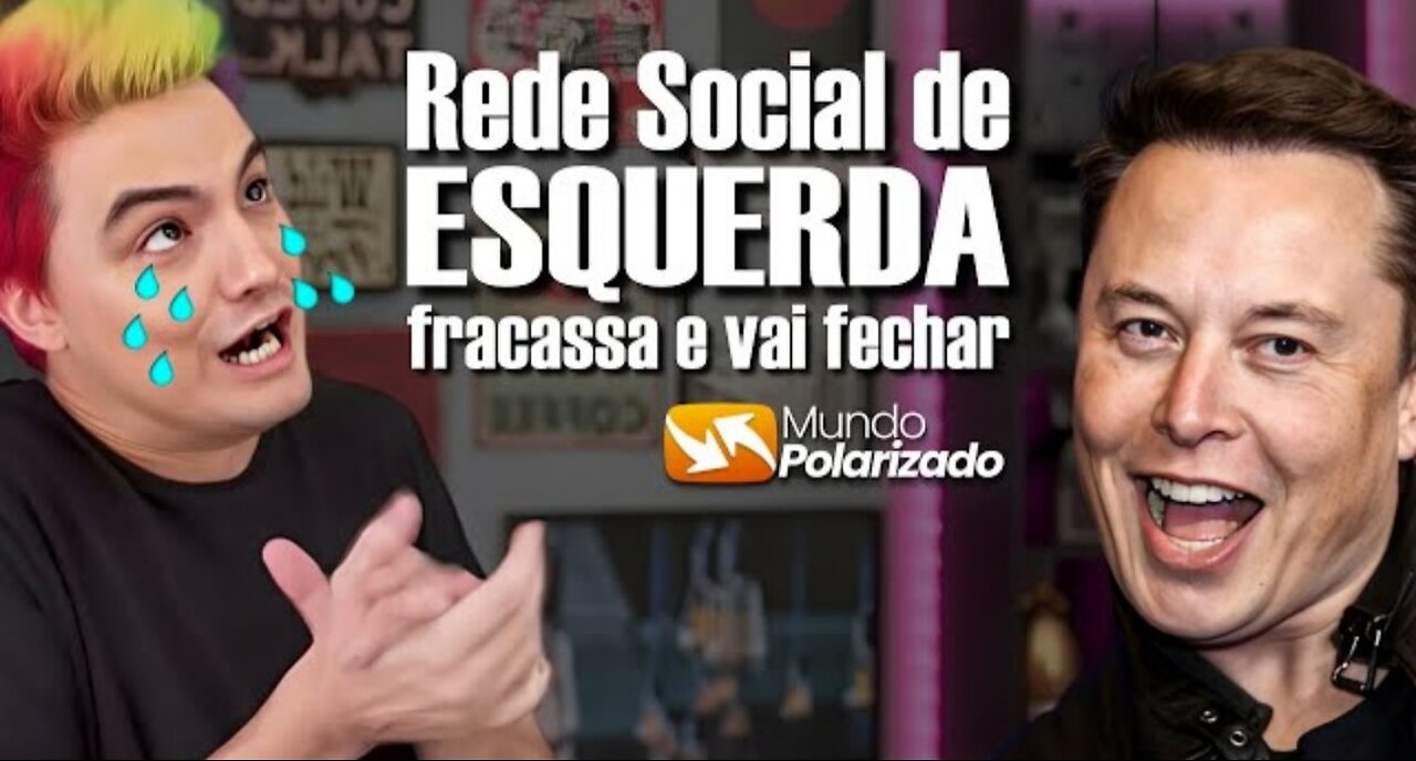 Rede Social de ESQUERDA concorrente do X (Twitter), FRACASSA e vai fechar as portas!