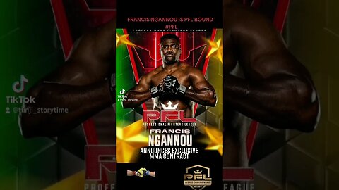 FRANCIS NGANNOU IS PFL BOUND #youtubeshorts # shorts #PFL