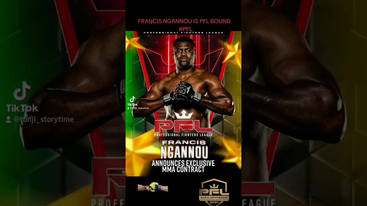 FRANCIS NGANNOU IS PFL BOUND #youtubeshorts # shorts #PFL