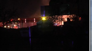 Crews on scene of multiple vehicles on fire at Palm Beach County tow yard