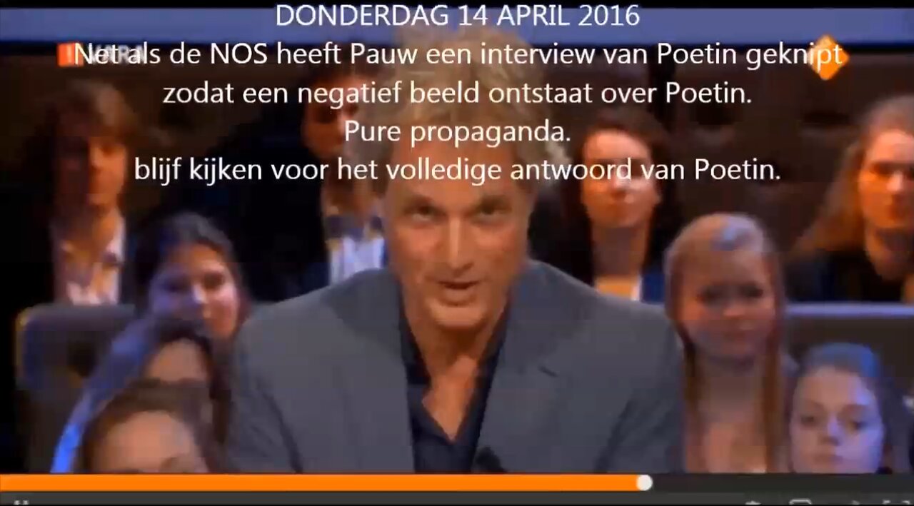 Pauw knipt Poetin kapot - VARA 2016