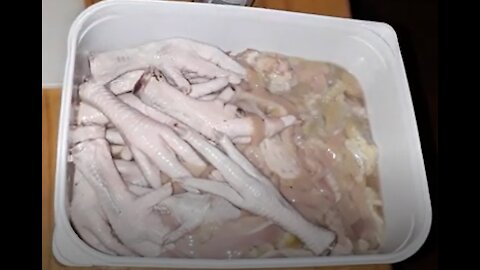 Chicken FEET and INTESTINES