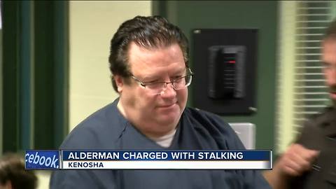 Kenosha alderman charged with stalking