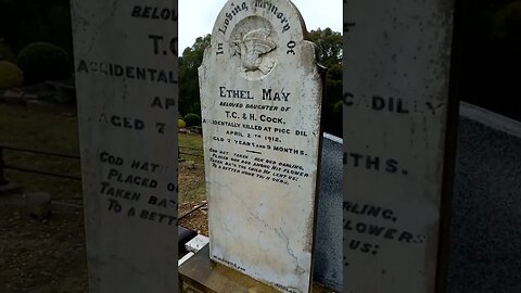 Headstone of Little Ethel May | Intrepids
