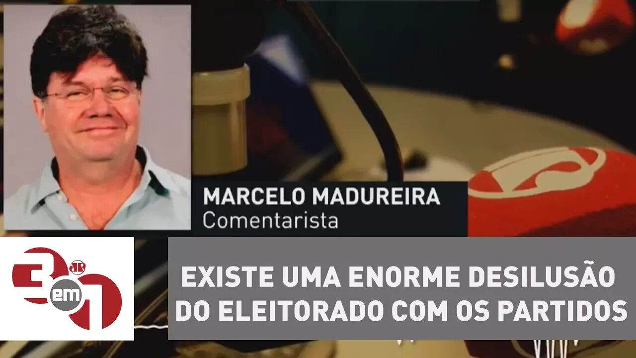 Madureira: Existe uma enorme desilusão do eleitorado com os partidos