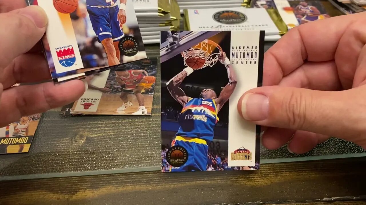 1993-94 Skybox Series One Basketball box break 2nd attempt.