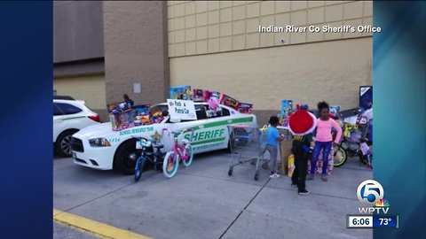 Pack a Patrol Car event held in Vero Beach