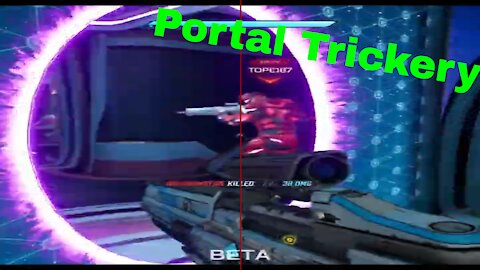 How to use portals in SPLITGATE. Funny moments.