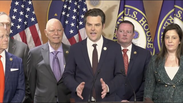 FULL PRESS CONFERENCE: Gaetz Resolution Saying President Trump Didn't Engage in Insurrection