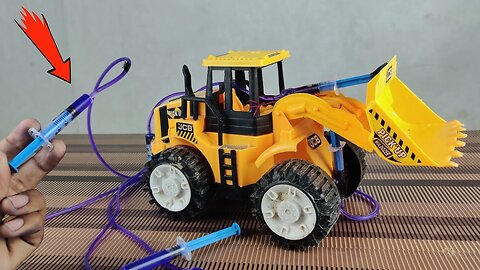 How to Make Hydraulic JCB from Normal Toy