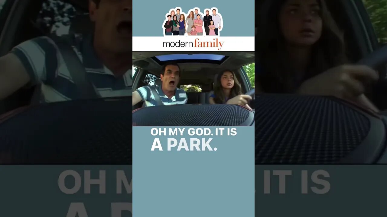 AIM FOR THE LAKE - Modern Family (Driving) #shorts