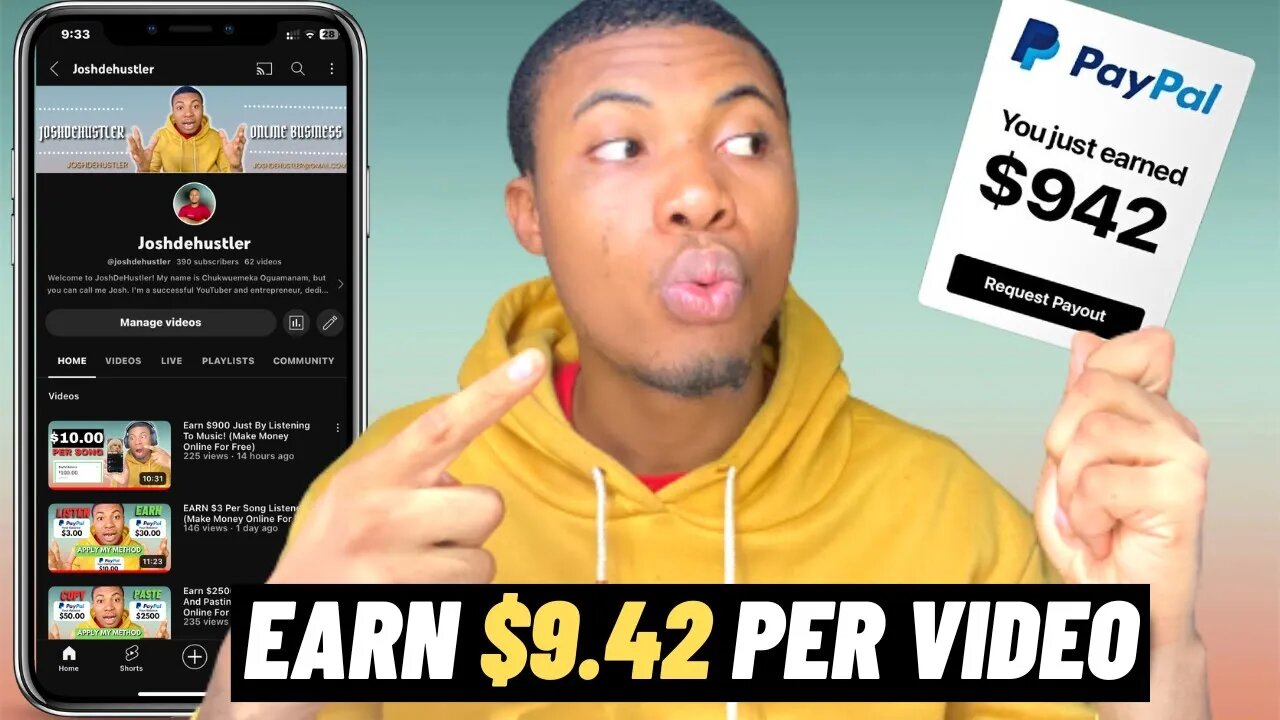 Earn $900 Just By Watching Videos! (Make Money Online For Free)