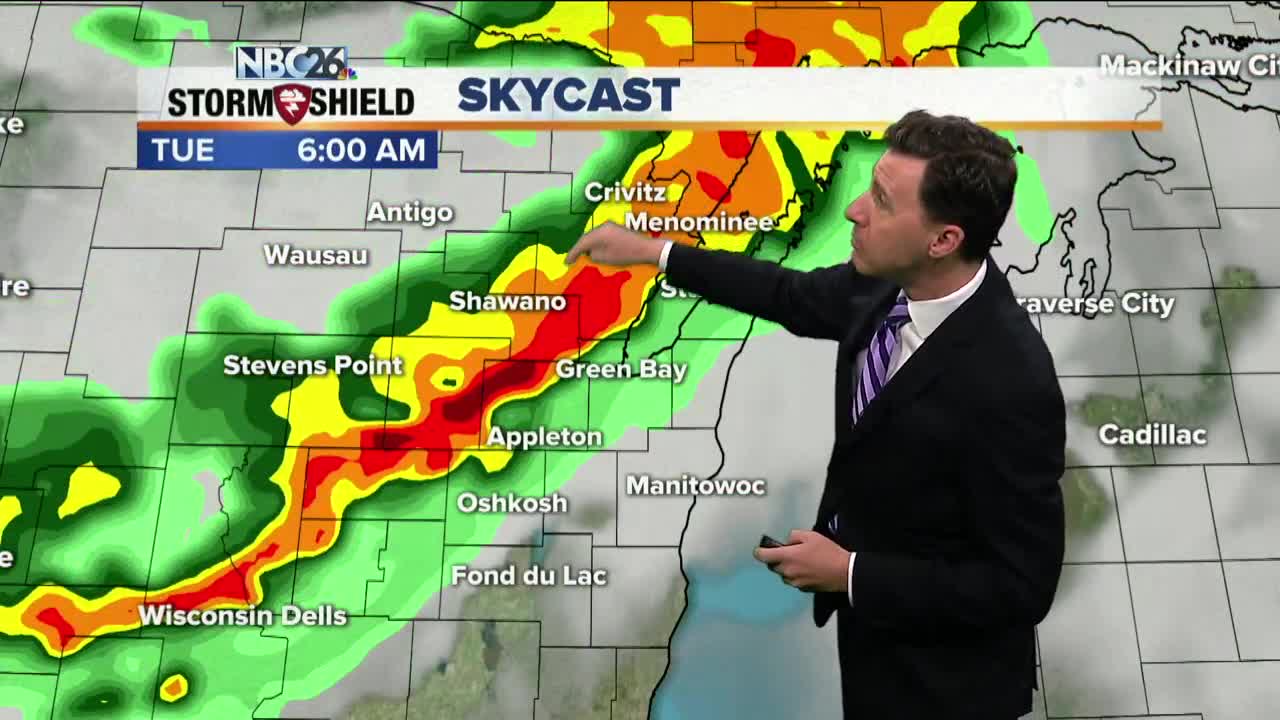 Michael Fish's NBC26 weather forecast