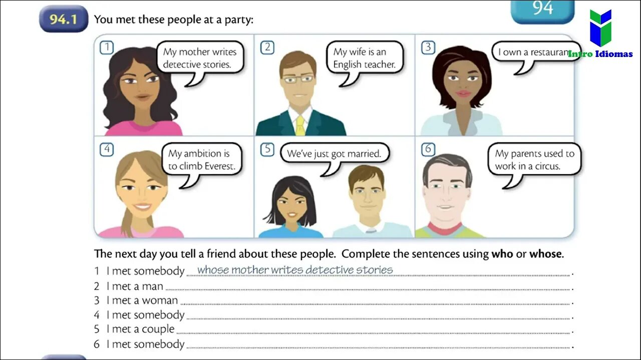 092 - 097 - Relative clauses - ENGLISH GRAMMAR IN USE - Units 92 - 97 - Intermediate