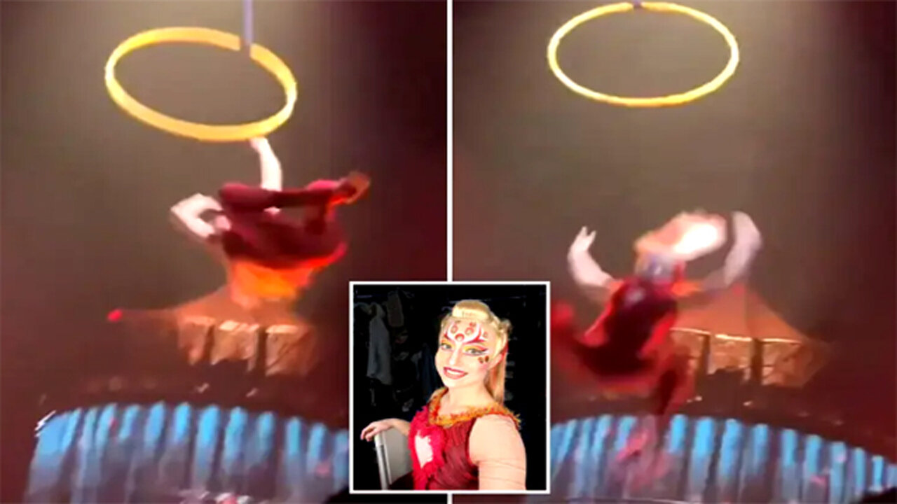 Frightening Moment: Cirque du Soleil Performer Falls to Ground During Live Show Caught on Video