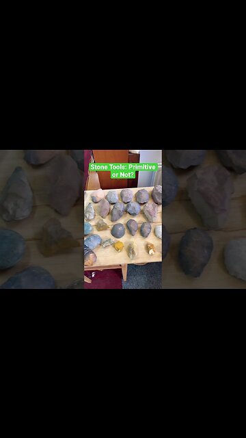 Stone Tools: Primitive or Not? #stone #stoneage #prehistoric #ancient #caveman #viral #amazing #tool