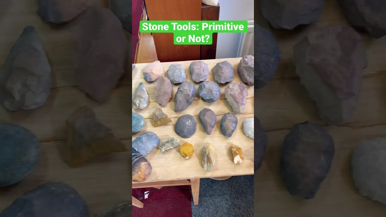 Stone Tools: Primitive or Not? #stone #stoneage #prehistoric #ancient #caveman #viral #amazing #tool