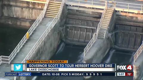 Governor Scott to tour Hoover Dike