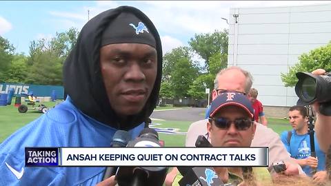 Ziggy Ansah keeping quiet on contract talks