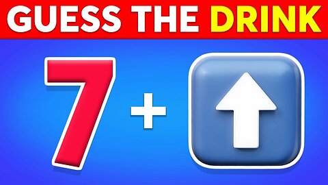 Guess the DRINK by Emoji？ Emoji Quiz ｜ Easy, Medium, Hard | DinoQuiz