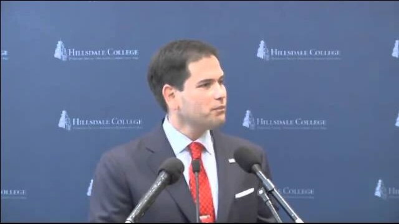 Rubio Delivers Address On Middle Class Economic Challenges