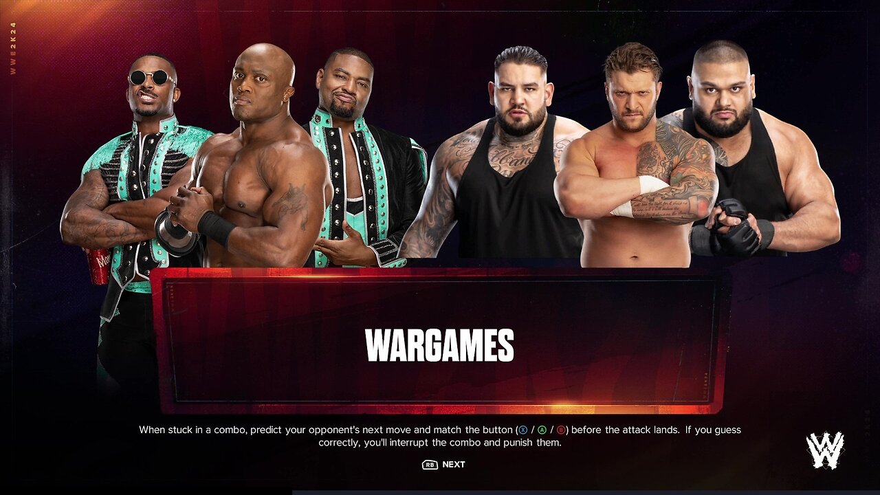 WWE 2k24 3vs3Wargames Pride vs Final Testiment