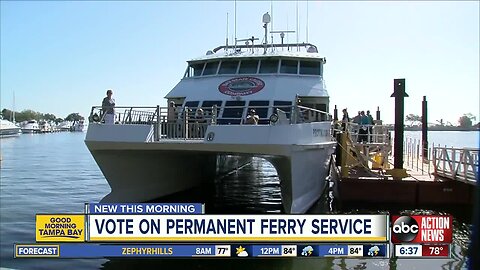 Email your Hillsborough County commissioners to ask them to fund permanent Cross-Bay Ferry service