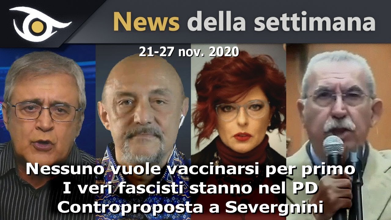 NEWS DELLA SETTIMANA (21-27 nov. 2020)