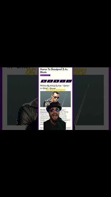 Wesley Snipe To Return As Blade For Ryan Reynolds Hugh Jackman Deadpool 3 Movie #shorts