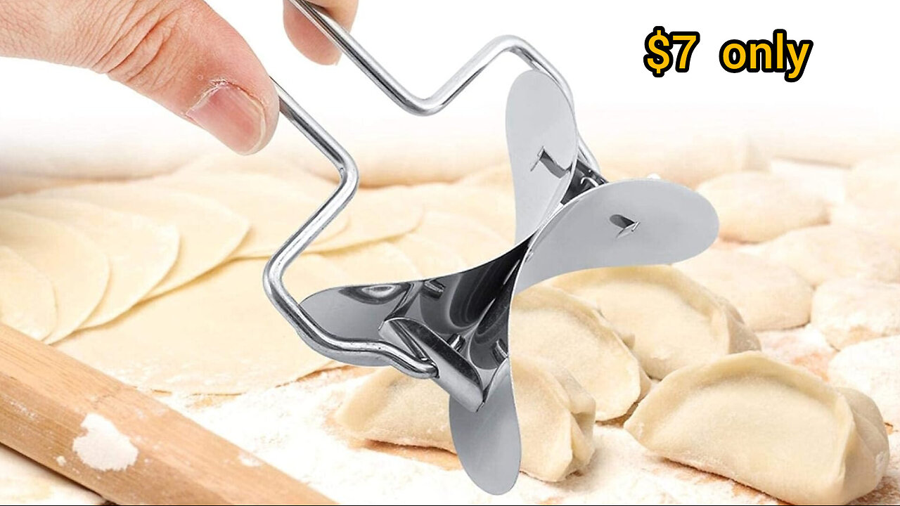 Dough Blenders, Dumpling Maker Dumpling Wrapper Dough Cutter Stainless Steel Dumpling Wrapper